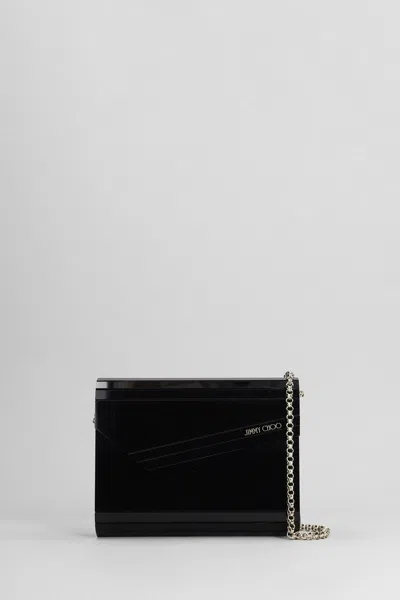 Jimmy Choo Candy Clutch In Black Acrylic