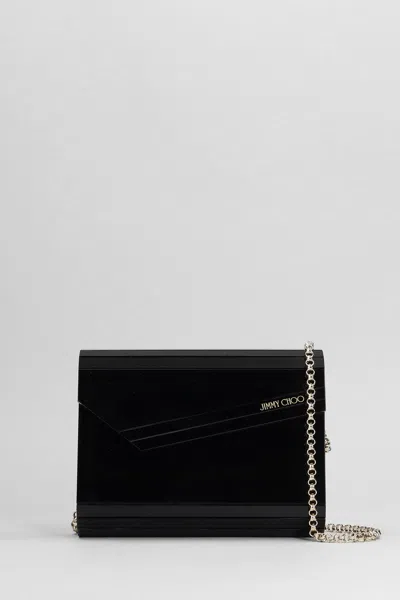 Jimmy Choo Candy Clutch In Black Acrylic
