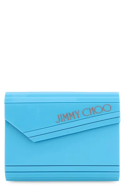Jimmy Choo Candy Clutch In Light Blue
