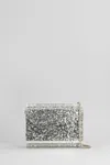 Jimmy Choo Women Embellished Acrylic Candy Clutch In Silver