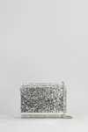 Jimmy Choo Women Embellished Acrylic Candy Clutch In Silver
