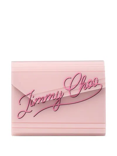 Jimmy Choo Candy Crossbody Bag In Rosa