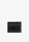 Jimmy Choo Candy Logo Acrylic Clutch In Black