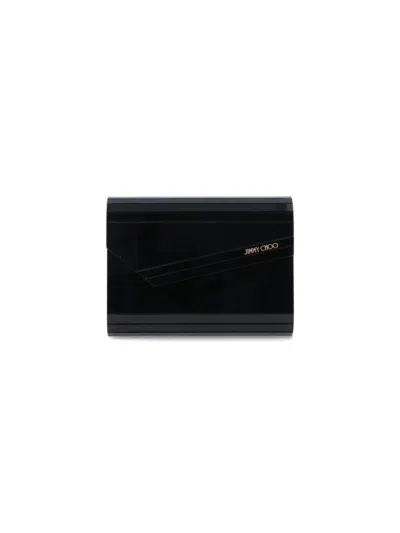 Jimmy Choo Candy" Pouch Black
