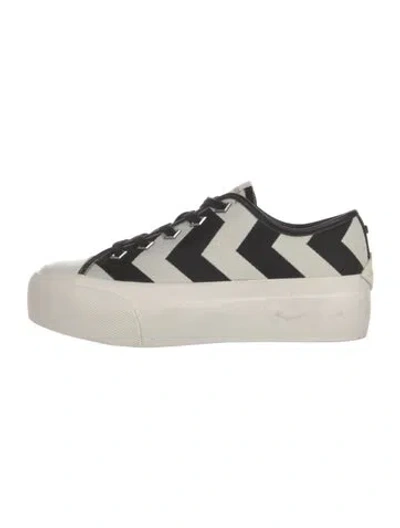 Pre-owned Jimmy Choo Canvas Printed Sneakers In Multi