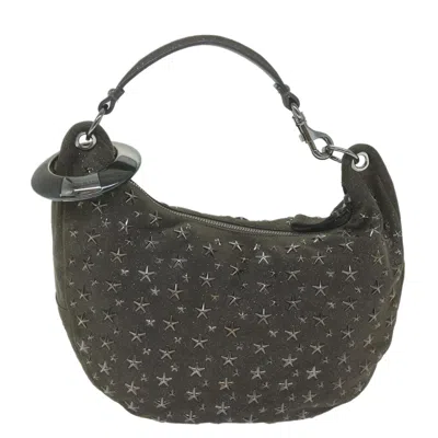 Pre-owned Jimmy Choo Canvas Shoulder Bag () In Brown
