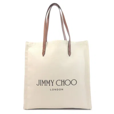 Pre-owned Jimmy Choo Canvas Tote Bag () In Multi
