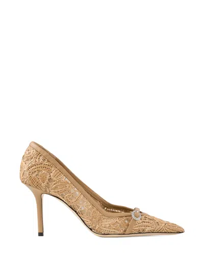 Jimmy Choo Cappuccino Pumps Mit Schnalle In Brown