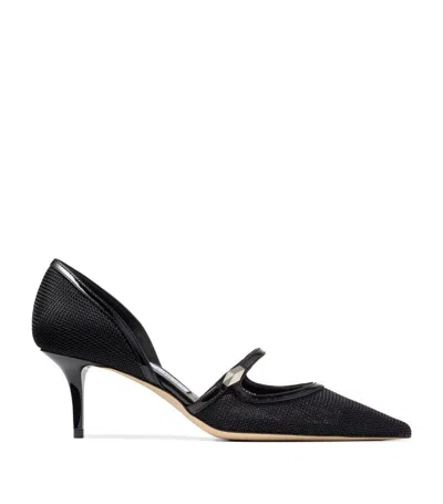 JIMMY CHOO CAROLYN 60 MESH PUMPS