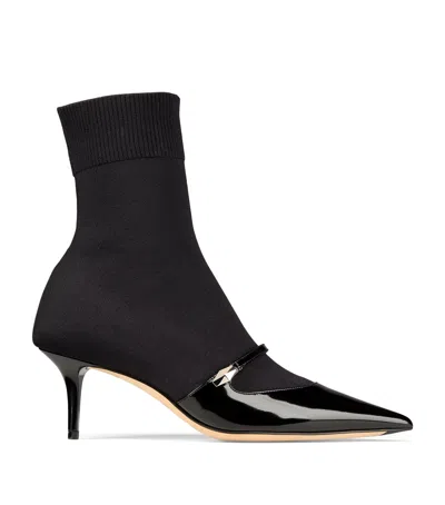 Jimmy Choo Carolyn Ankle Boot 60 In Black/black