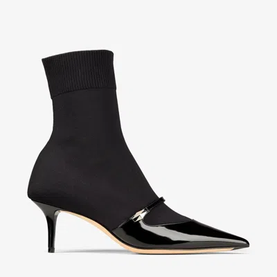 Jimmy Choo Carolyn Ankle Boot 60 In Black/black