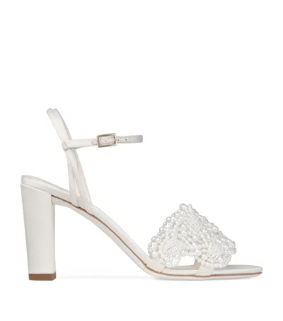 Jimmy Choo Cary 85 Satin Heeled Sandals