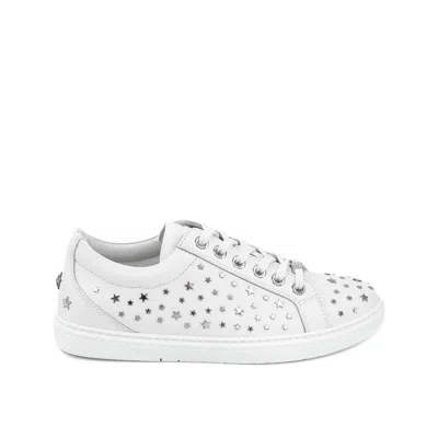 JIMMY CHOO JIMMY CHOO CASH STAR LEATHER SNEAKERS MEN