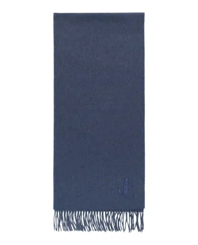 Jimmy Choo Cashmere Scarf In Blue