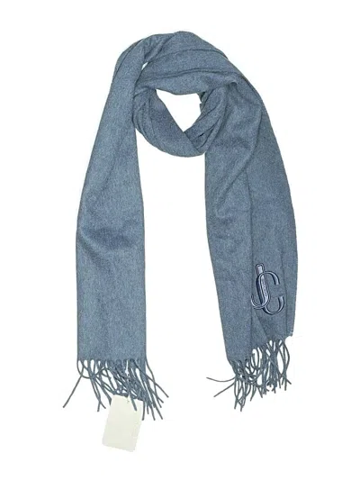 Jimmy Choo Cashmere Scarf In Blue