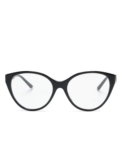Jimmy Choo Cat-eye Glasses In 黑色