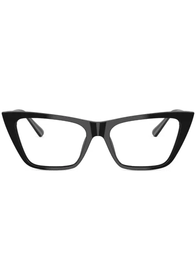 Jimmy Choo Cat-eye Glasses In Black