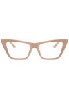Jimmy Choo Cat-eye Glasses In Pink