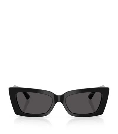 JIMMY CHOO JIMMY CHOO CAT EYE LOGO SUNGLASSES