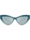 Jimmy Choo Woman Sunglasses Jc5004 In Blue