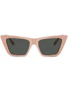 Jimmy Choo 53mm Cat Eye Sunglasses In Pink