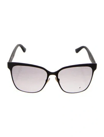 Pre-owned Jimmy Choo Cat-eye Gradient Sunglasses In Grey