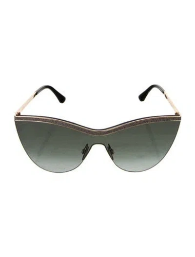Pre-owned Jimmy Choo Cat-eye Gradient Sunglasses In Multi