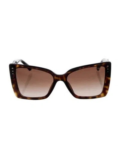 Pre-owned Jimmy Choo Cat-eye Gradient Sunglasses In Multi