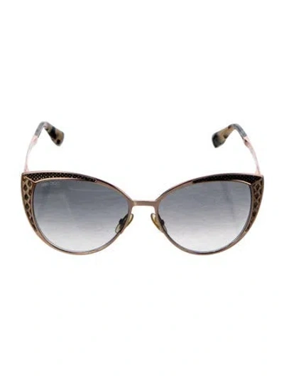 Pre-owned Jimmy Choo Cat-eye Gradient Sunglasses In Neutral