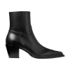 Jimmy Choo Black Leather Boots In Black