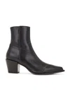 Jimmy Choo Black Leather Boots In Black