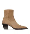 Jimmy Choo Cece Ab 60 Leather Boots In Neutral