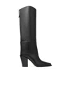 Jimmy Choo Stiefel Mit Spitzer Kappe 80mm In Black