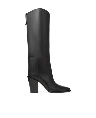 Jimmy Choo Stiefel Mit Spitzer Kappe 80mm In Black