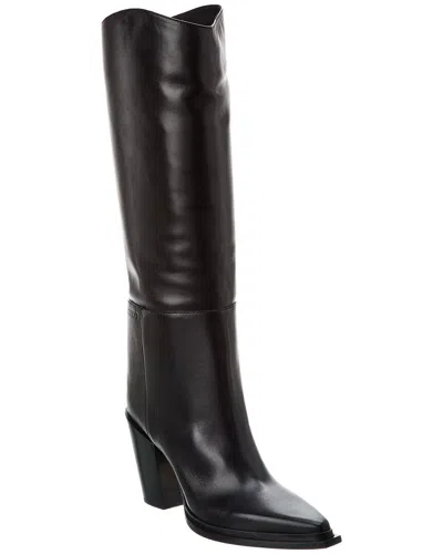 Jimmy Choo Cece 80 Leather Knee-high Boot In Multi