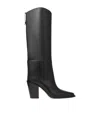 Jimmy Choo Stiefel Mit Spitzer Kappe 80mm In Black