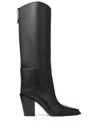 Jimmy Choo Stiefel Mit Spitzer Kappe 80mm In Black