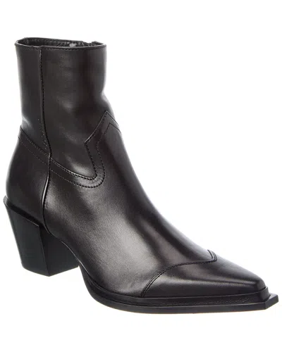 Jimmy Choo Cece Ab 60 Leather Bootie In Black