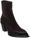 Jimmy Choo Cece 60 Suede Ankle Boots In Black