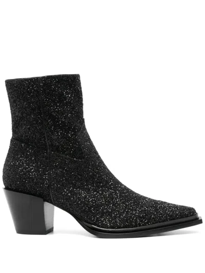 Jimmy Choo Women Cece Ab 60 Glittered Boots In Multi