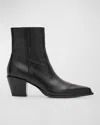 Jimmy Choo Black Leather Boots In Black