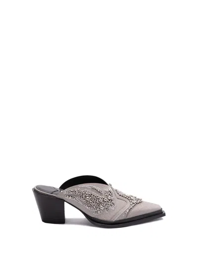 Jimmy Choo `cece Mule Ii 60` In Metallic