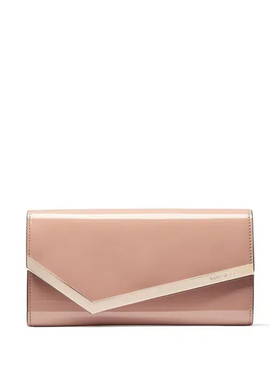 Jimmy Choo Chain Linked Clutch Bag In Gold