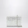 Jimmy Choo Candy Glitter-embellished Clutch Bag In Beige