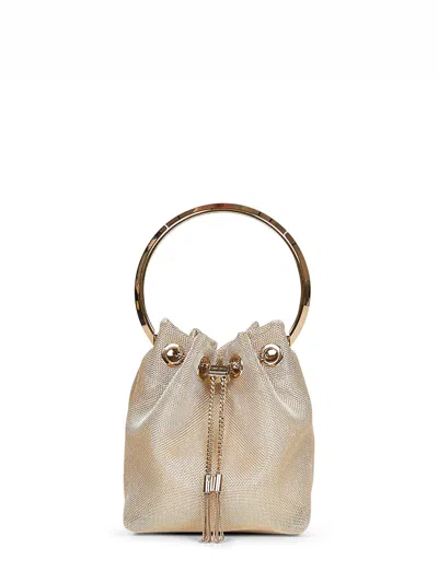 Jimmy Choo Champagne Bon Bon Bucket Bag