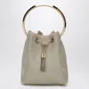 Jimmy Choo Champagne Coloured Bucket Bag Bon Bon In Beige