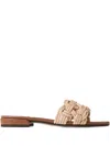 Jimmy Choo Chara 70 Crochet Raffia Sandals