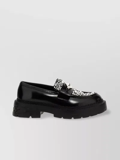 JIMMY CHOO 'CHUNKY SOLE DIAMOND MARLOW' LOAFERS