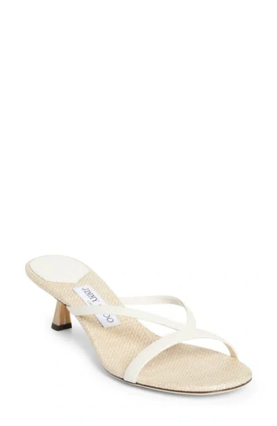 Jimmy Choo Ciela Slide Sandal In White