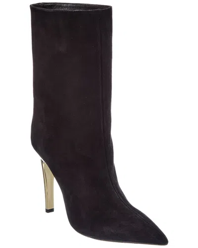 Jimmy Choo Cierra 100 Suede Boot In Brown